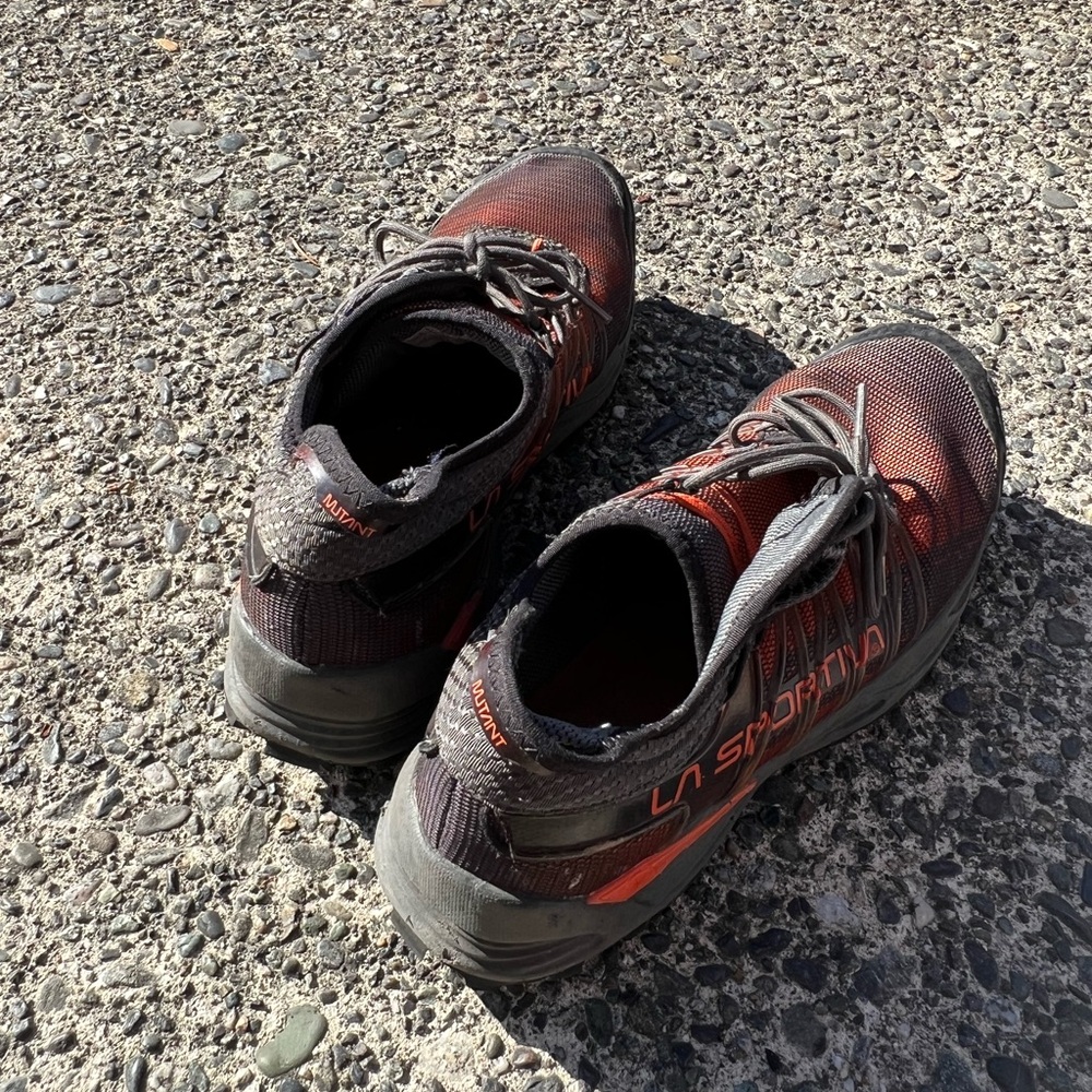 La Sportiva Black And Orange Athletic Shoes - image 5